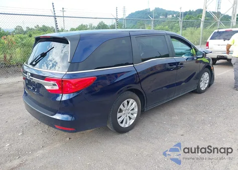 2019 Honda Odyssey Lx из США, поврежденный, VIN 5FNRL6H25KB075563